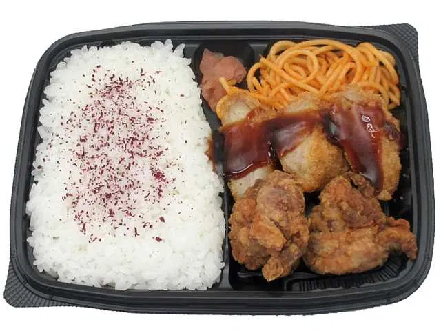 Soy Sauce Karaage & Pork Fillet Cutlet Bento
