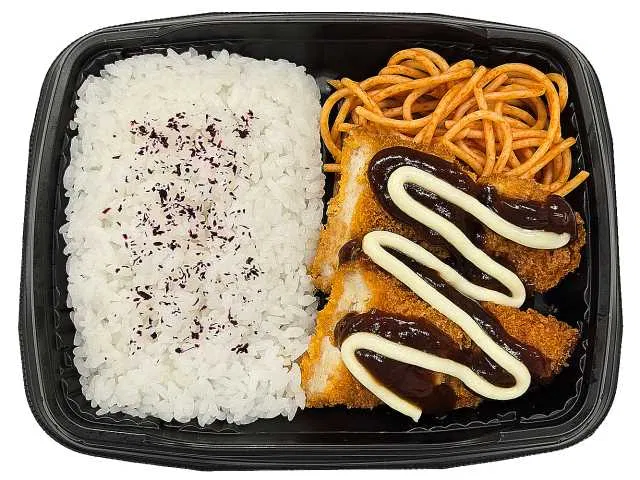 Two-Sauce Chicken Tender Cheese Katsu Bento