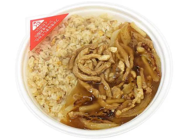 Iron-Wok Fried Rice with Meat Ankake, Locally Raised Pork