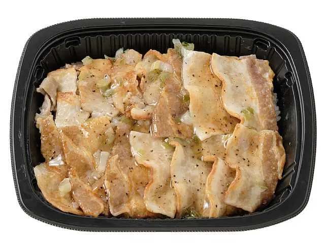 Negi-Salt Pork Kalbi Bento with Mochi Barley