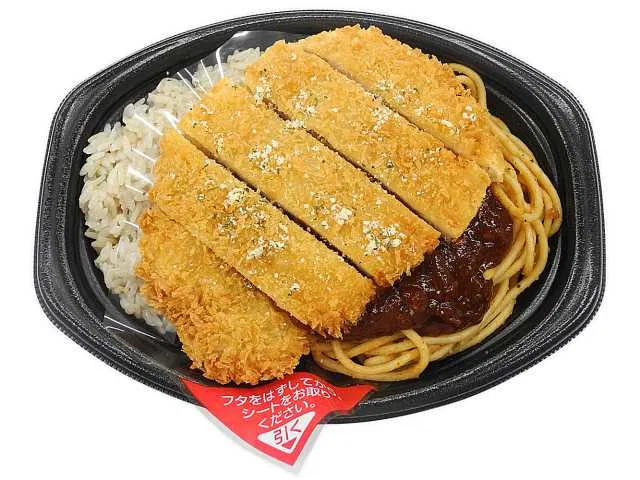 Spaghetti Katsu & Butter Rice