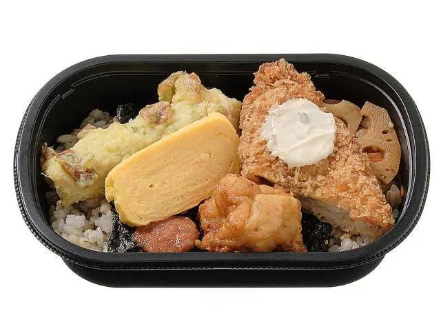 Mini Mentaiko Seaweed Bento (with Mochi Barley)