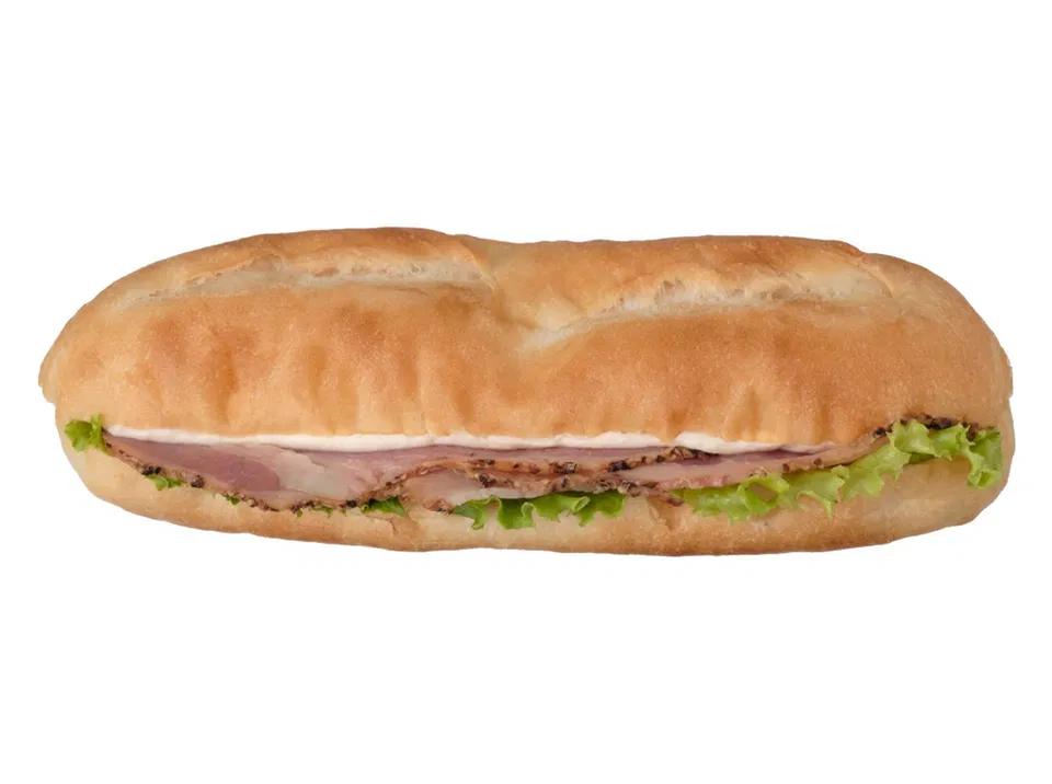 Pastrami & Cream Cheese Baguette