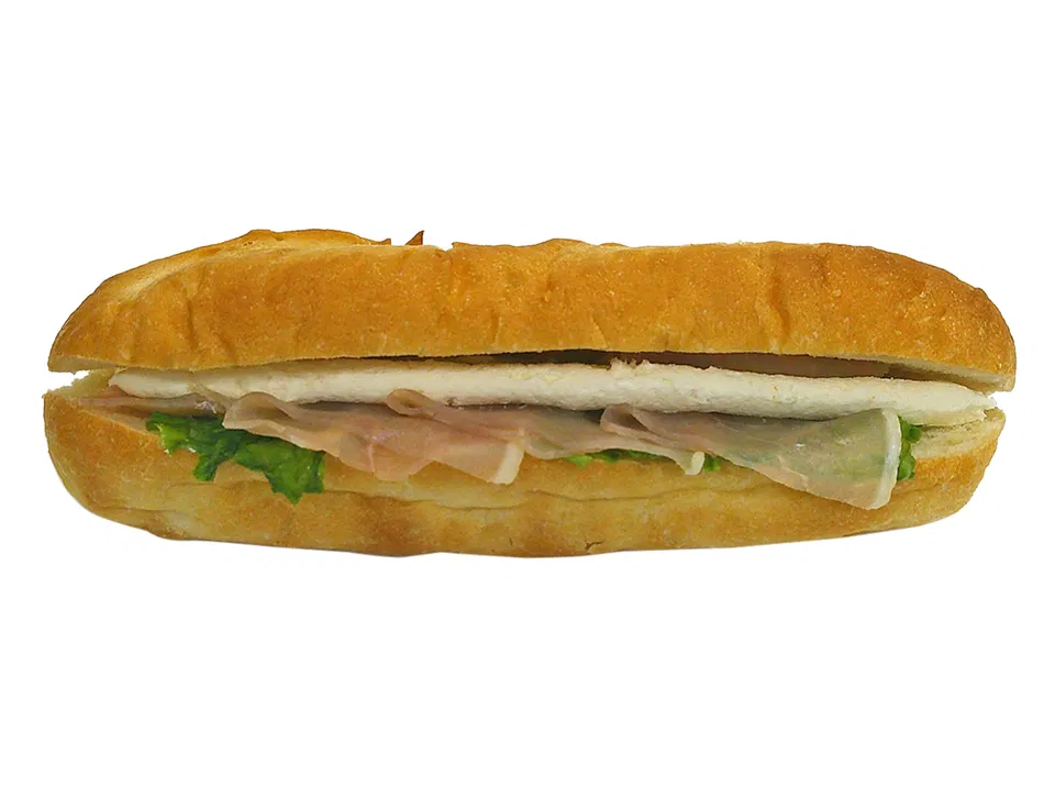 Baguette with Prosciutto & Cream Cheese
