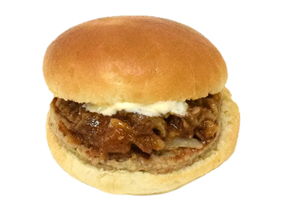 Two-Meat Burger (Beef Kalbi & Hamburger)