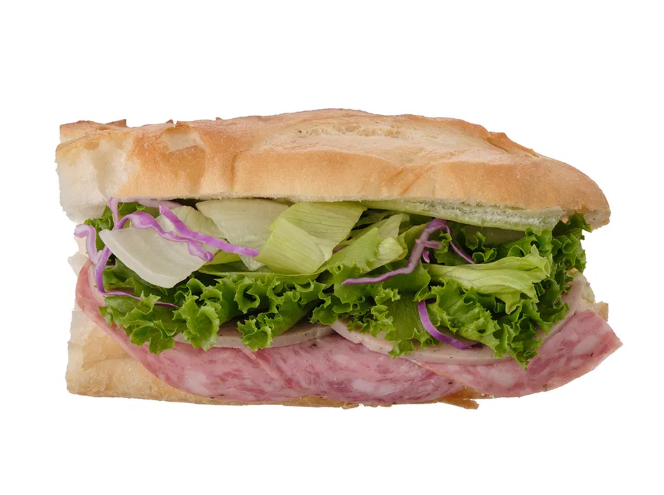 Soft Salami and Bologna with Crispy Lettuce