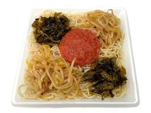 Fried Rice Vermicelli with Takana and Hakata Spicy Mentaiko