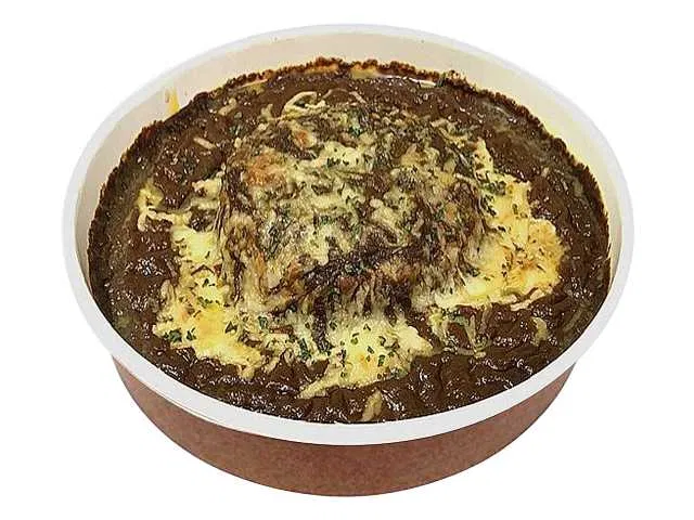 Cheese-in Hamburger with Baked Curry Doria