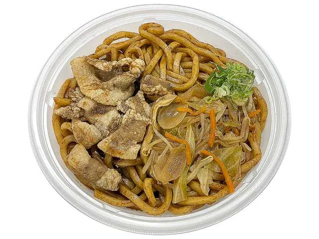 Pork Fried Udon in Rich Thick Sauce