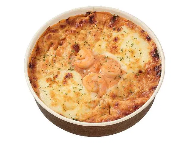 Cheese Lover's Shrimp Tomato Cream Baked Pasta