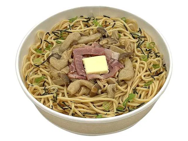 Butter-Soy Pasta with Shinshu Mushrooms and Bacon