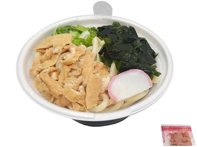 Udon with Chopped Aburaage and Wakame — Our Signature Dashi
