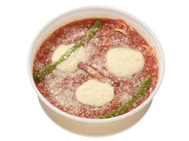 Soup-Drenched Cheese Tomato Pasta