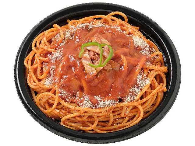 Ketchup-Sauce Napolitan Spaghetti, Piled High