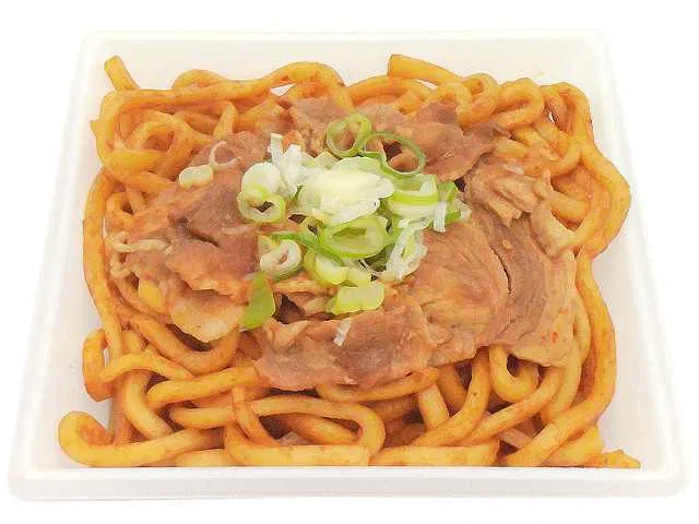 Pork Fried Udon with Spicy Sauce