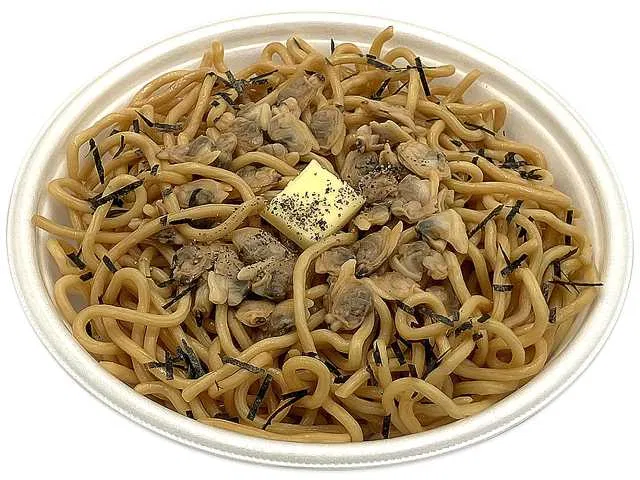 Spaghettoni with Clam Butter Soy Sauce