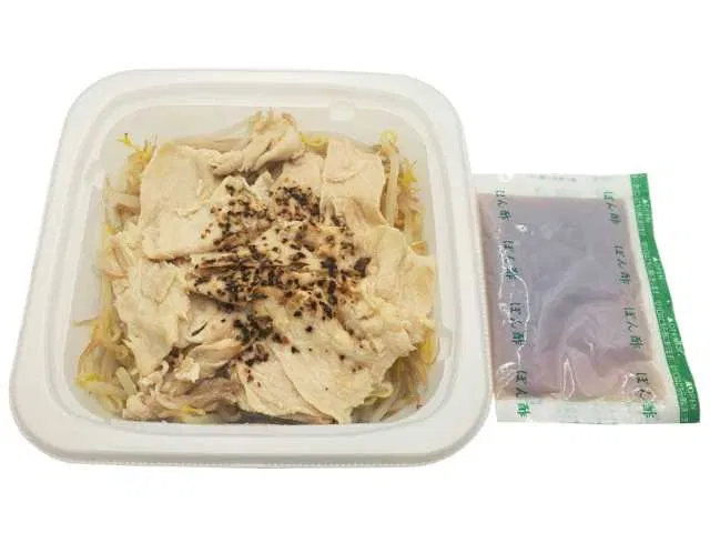 Pork and Bean Sprouts with Ponzu