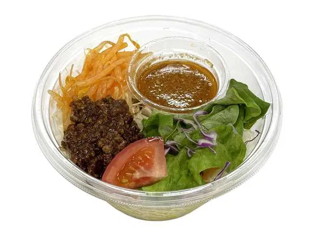 Spicy Sesame Ramen Salad with Meat Miso