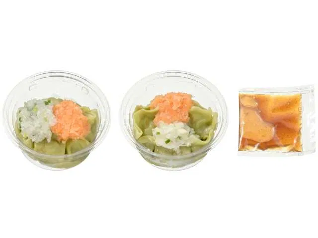 Jade Dumplings with Spinach-Puree Dough, Enjoy with Grated Ponzu