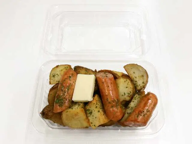 Potatoes with Butter & Sausage