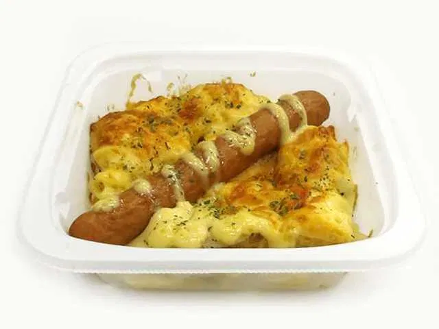 Mayonnaise-Baked Sausage and Potatoes