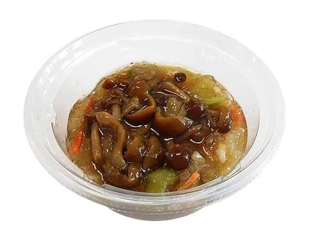 Soy-Marinated Nameko Mushrooms with Bonito-Dashi Grated Daikon