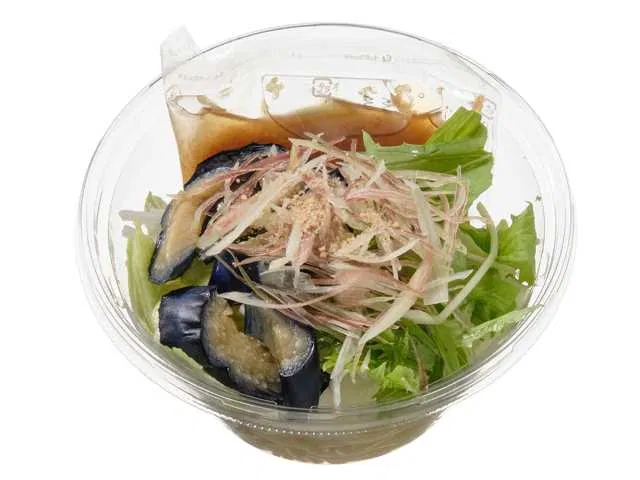 Japanese-Style Pasta Salad with Eggplant and Myoga