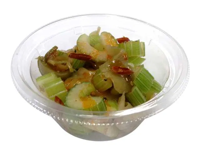 Zha Cai and Shinshu Celery in Chili Oil