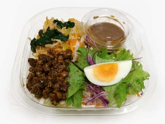 Spicy Sesame Ramen Salad with Meat Miso