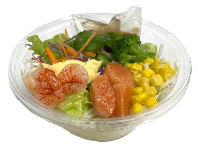 Salmon and Shrimp Pasta Salad