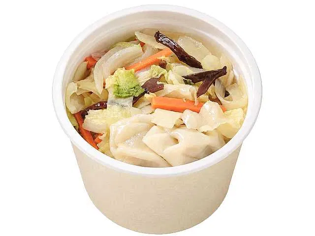 One-Third Day’s Vegetables – Chewy Dumplings in Chinese Soup