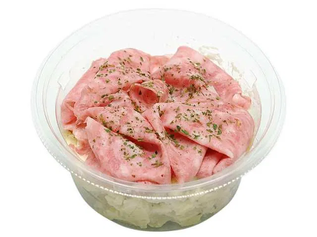 Potato Salad with Soft Salami and Wild Wasabi Mayo