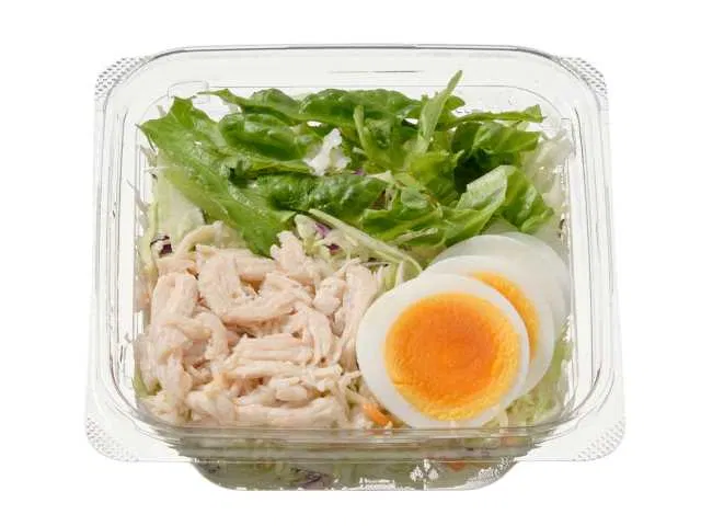 Steamed Chicken and Egg Salad