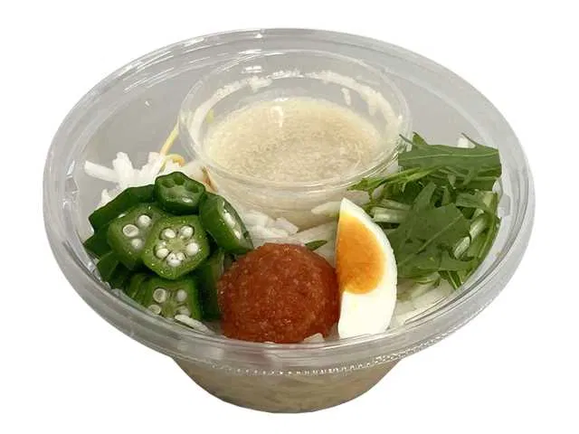 Pasta Salad with Tororo and Mentaiko