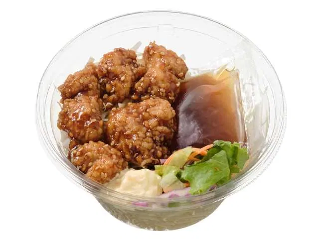 Sweet and Spicy Karaage Pasta Salad