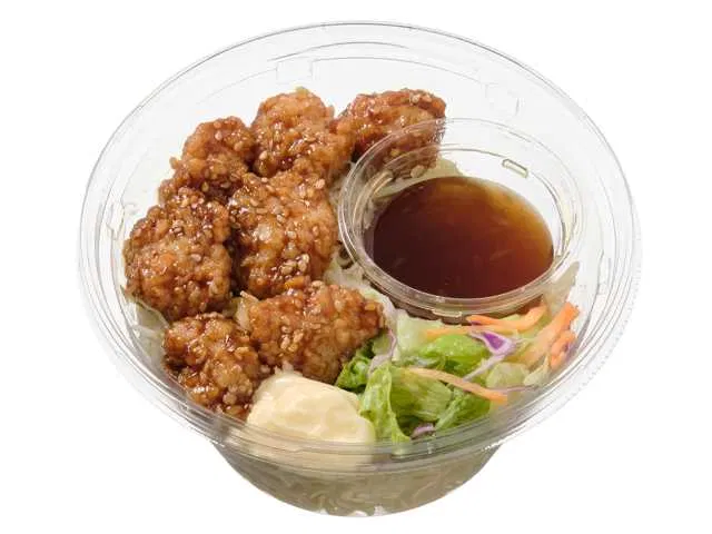 Sweet and Spicy Karaage Pasta Salad