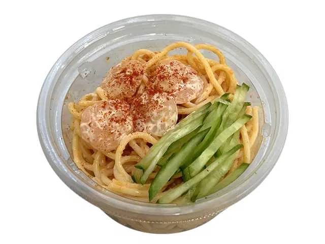 Shrimp and Mentaiko Spaghetti Salad