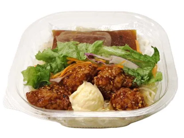 Sweet-and-Spicy Chicken Breast Karaage Pasta Salad