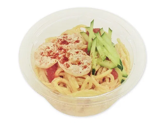 Shrimp and Mentaiko Spaghetti Salad