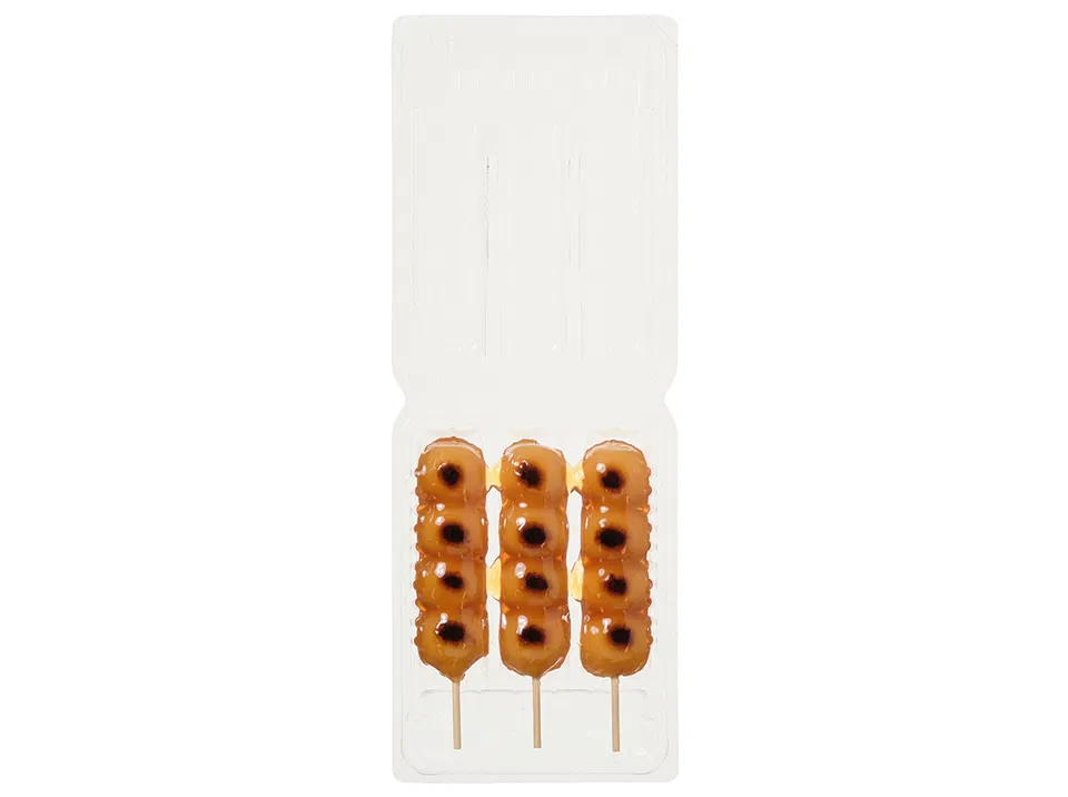 7P Ultra-Premium Gin-zukuri Soy Sauce Glaze Skewered Dango, 3 Sticks