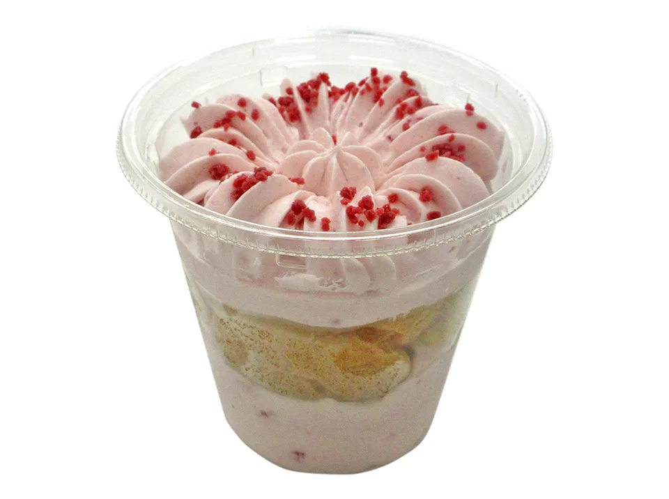 Cream-Drenched Strawberry Cheesecake Cream Puff