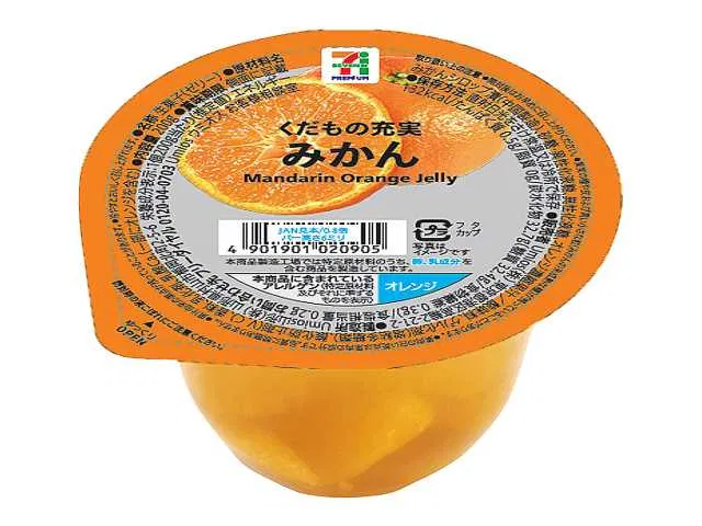 7 Premium Fruit-Filled Mandarin Orange Jelly 200g