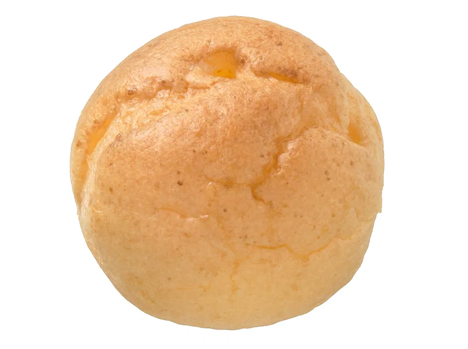 Double Custard and Whipped Cream Cream Puff