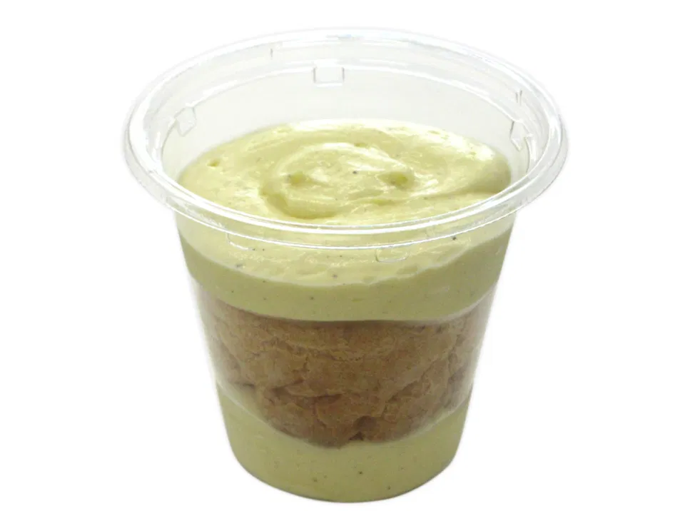 Cream-Drenched Cream Puff Cup