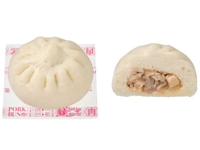 Steaming Hot Chunky Pork Bun