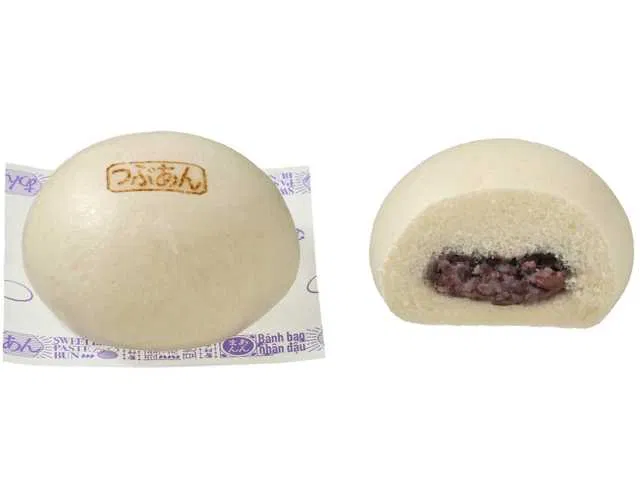 Steaming Hot Chunky Red Bean Bun