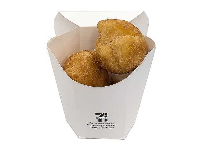 Three Bold Donuts fried in-store