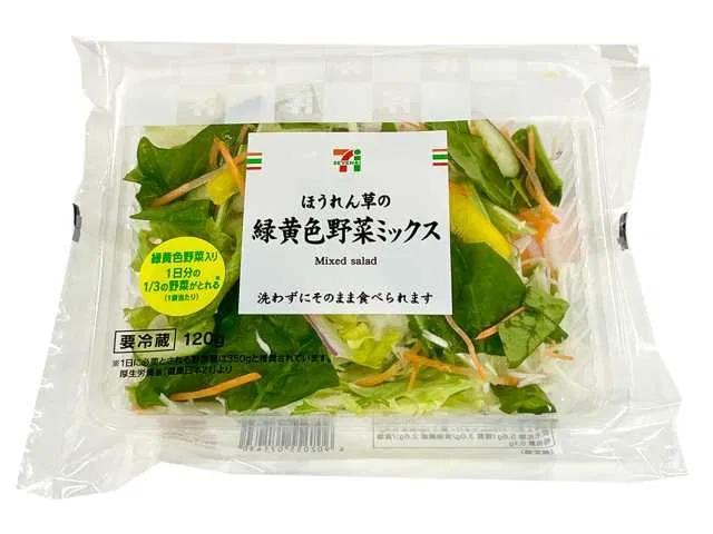 Spinach and Green-Yellow Veggie Mix