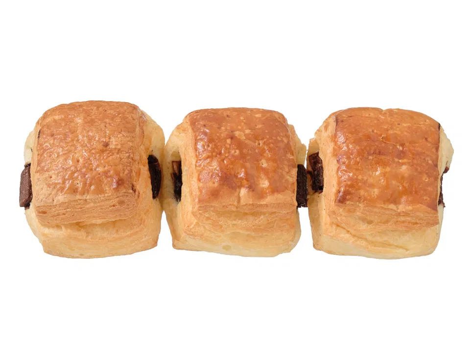 7P Pain au Chocolat Double Chocolate, 3-pack