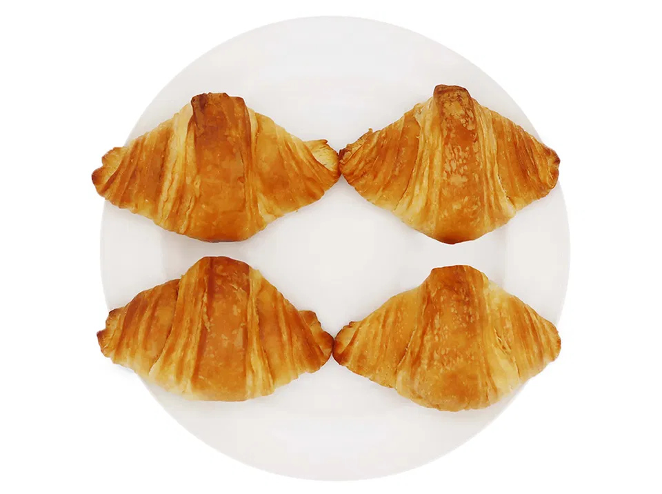 7P Rich Butter Croissants - 4 Pieces